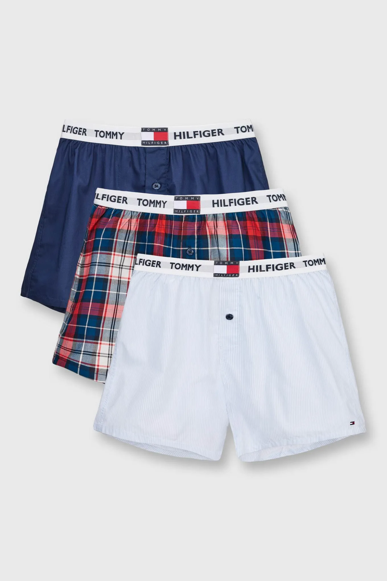 3PACK Szorty Tommy Hilfiger Regenerative