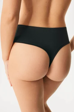 2PACK Tanga Bamboo Mina z wysokim stanem