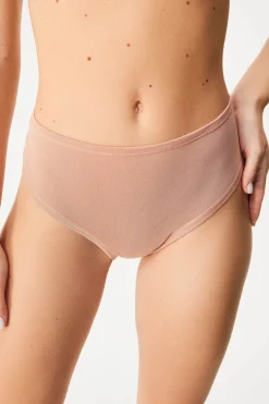 2PACK Tanga Bamboo Mina z wysokim stanem