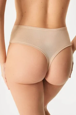 2PACK Tanga Bamboo Mina z wysokim stanem