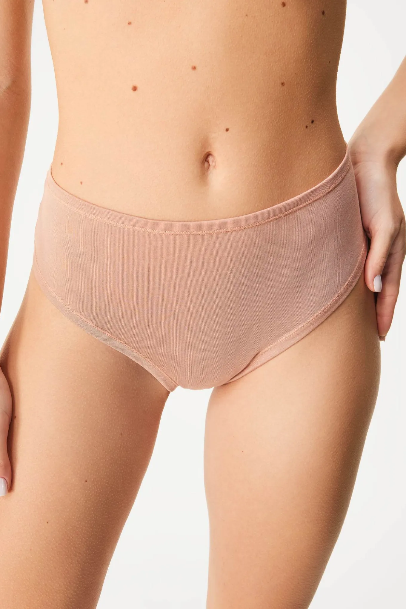 2PACK Tanga Bamboo Mina z wysokim stanem