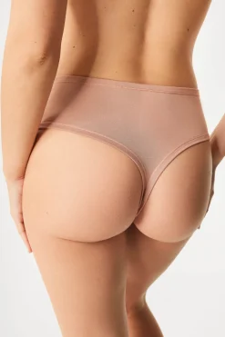 2PACK Tanga Bamboo Mina z wysokim stanem
