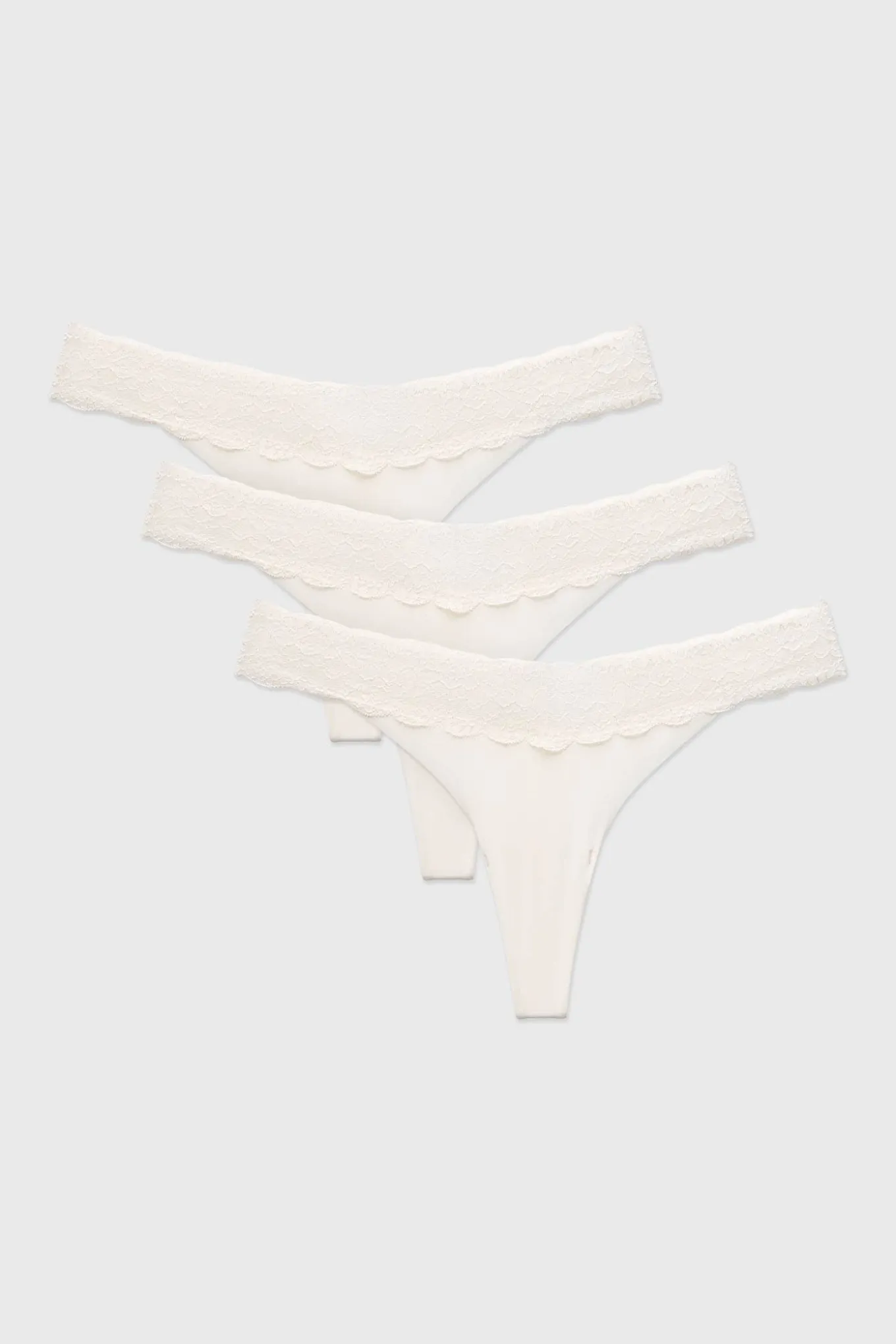 3PACK Tanga ONLY CHLOE Lace I
