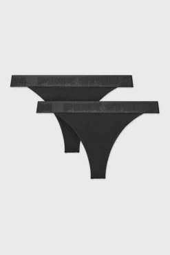 2PACK Tanga PINK STORM Soft Studio z podwyższonym stanem