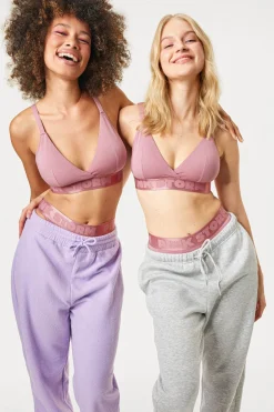 2PACK Tanga PINK STORM Soft Studio z podwyższonym stanem