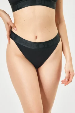 2PACK Tanga PINK STORM Soft Studio z podwyższonym stanem