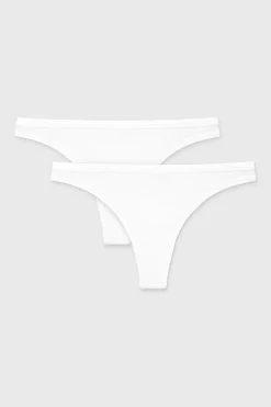 2PACK Tanga Pure bawełniane