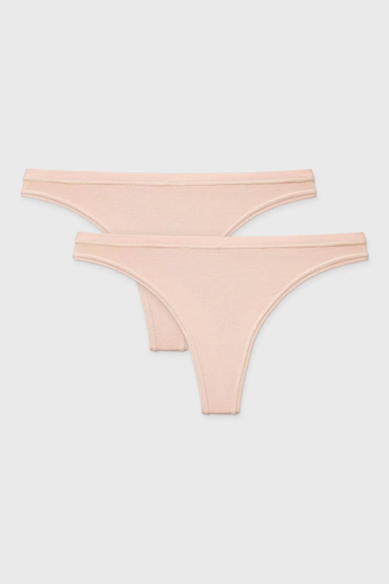 2PACK Tanga Pure bawełniane