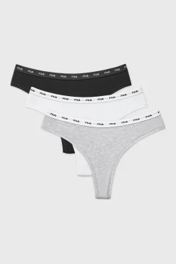 3PACK Tanga sportowe FILA Edna