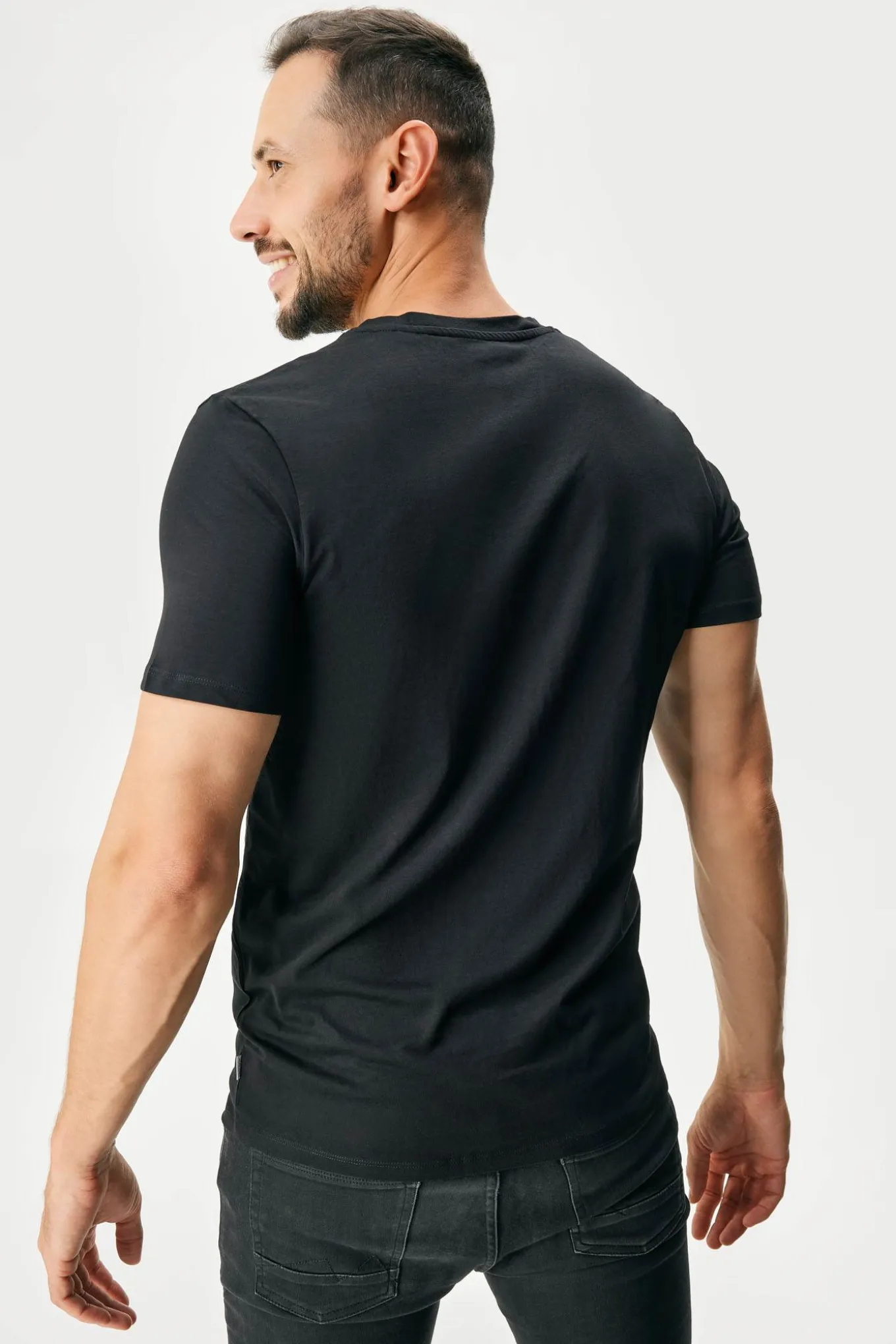 2 PACK T-shirt bawełniany JACK AND JONES JacBasic Crew II
