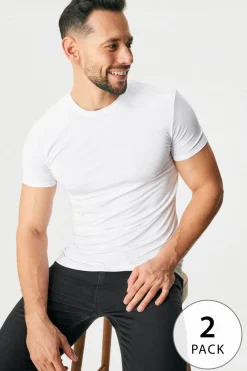 2PACK T-shirt MEN-A Bamboo