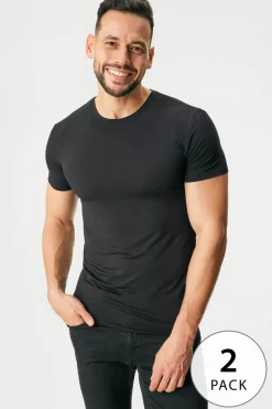 2PACK T-shirt MEN-A Bamboo