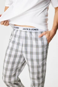 Piżama bawełniana JACK AND JONES JACLuca długa