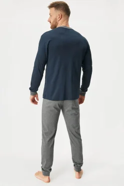 Piżama bawełniana Maximiliano długa
