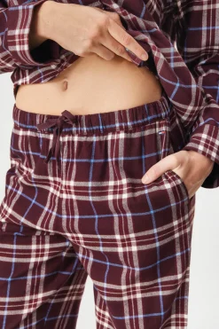 Piżama Tommy Hilfiger LS FLNL SET długa