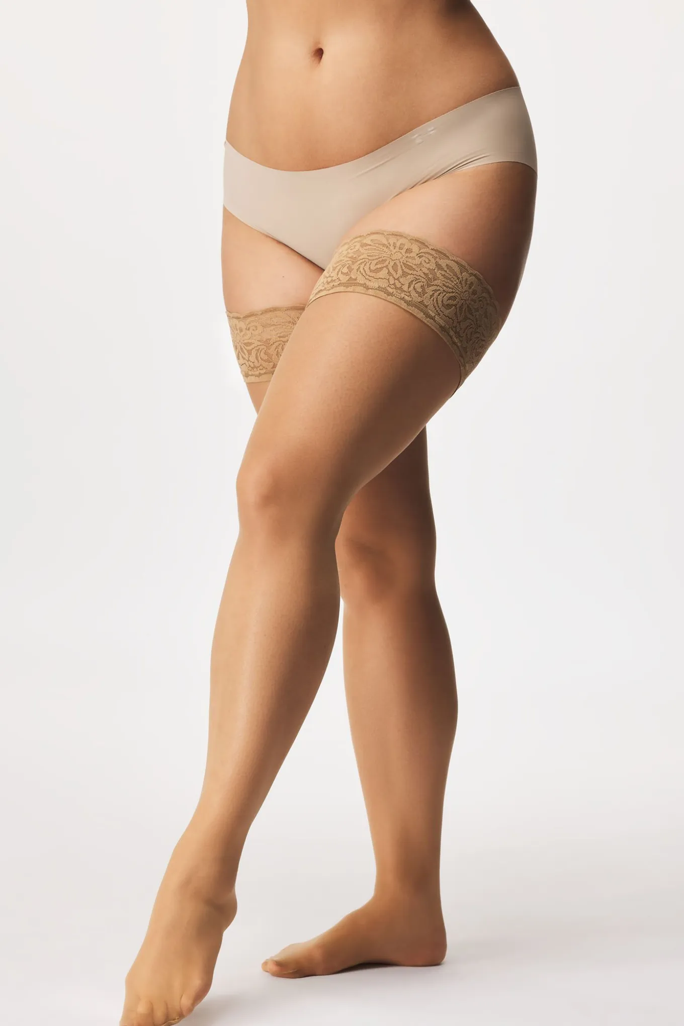 Pończochy samonośne PLUS SIZE Positive Hold 20 DEN