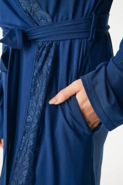 Szlafrok Signature Lace długi