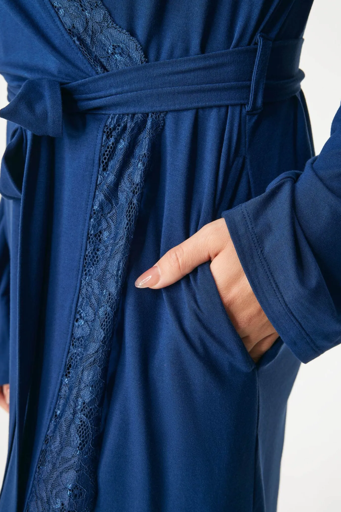 Szlafrok Signature Lace długi