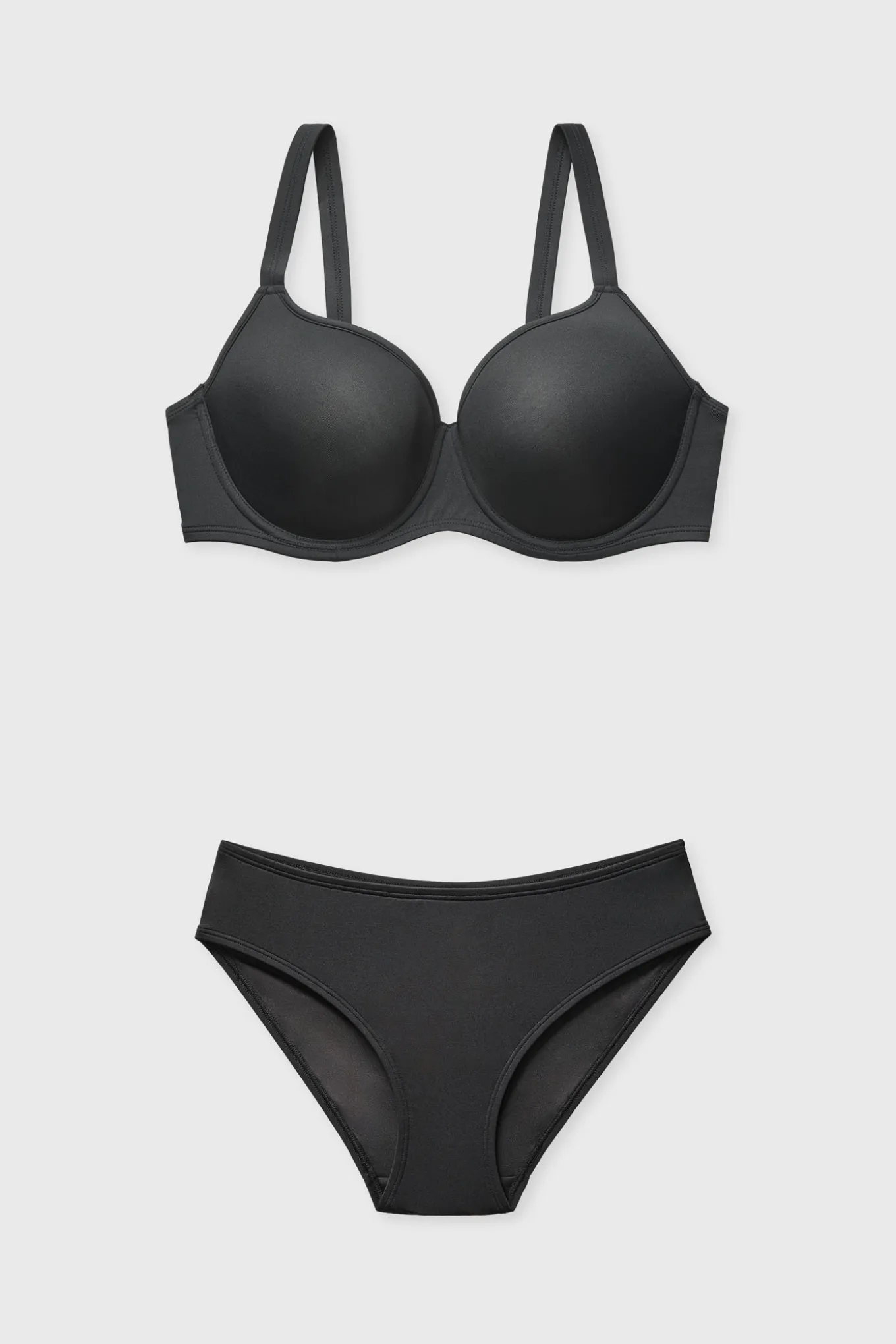 Szybkoschnący dwuczęściowy strój kąpielowy Spacer 3D Breeze Black