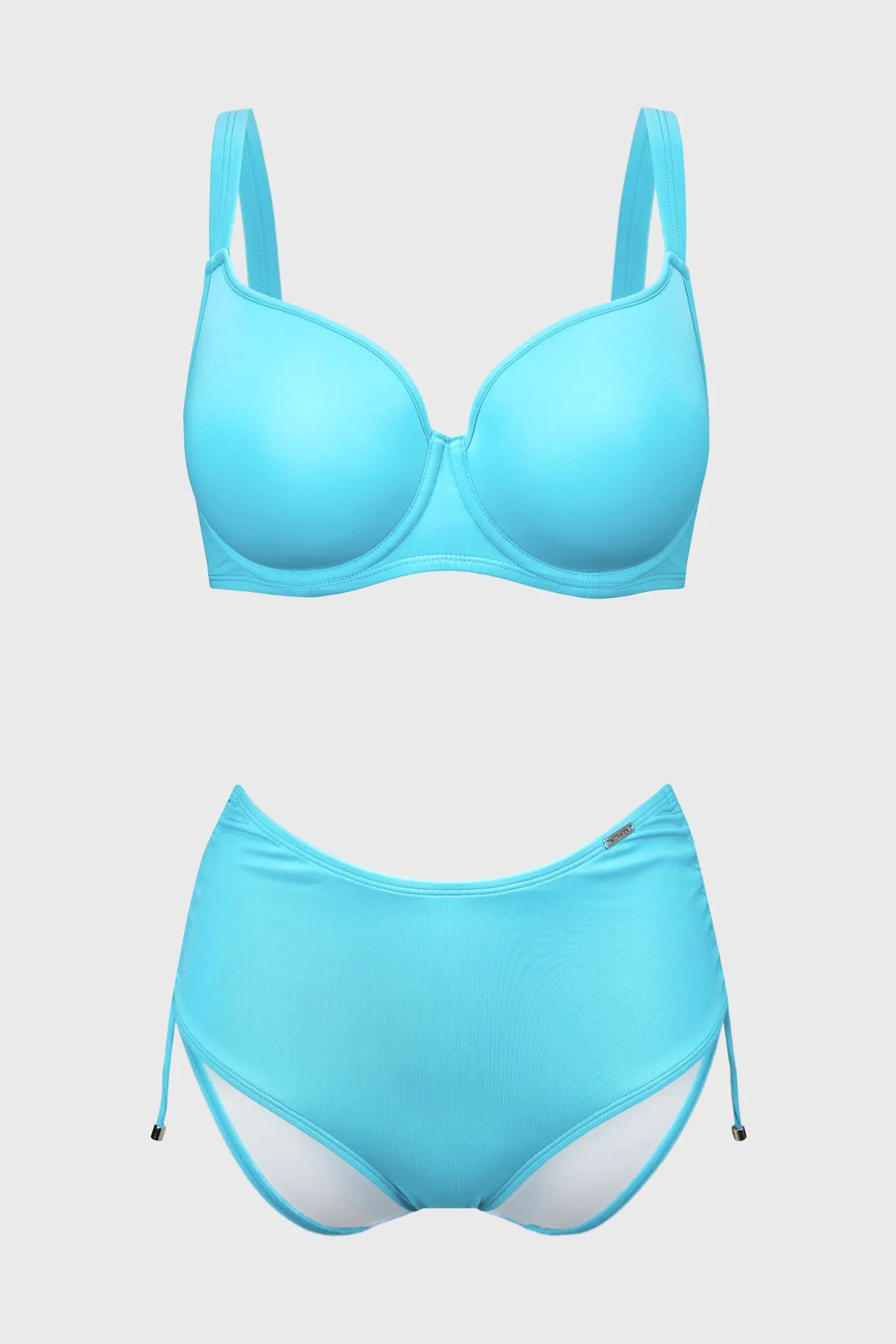 Szybkoschnący dwuczęściowy strój kąpielowy Spacer 3D Breeze Turquoise