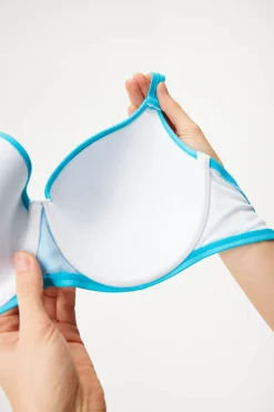 Szybkoschnący dwuczęściowy strój kąpielowy Spacer 3D Breeze Turquoise