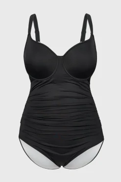 Szybkoschnący jednoczęściowy strój kąpielowy Spacer 3D Breeze Black