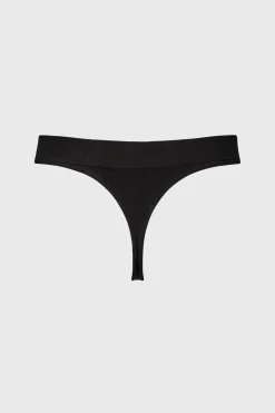 Tanga bambusowe Black bezszwowe