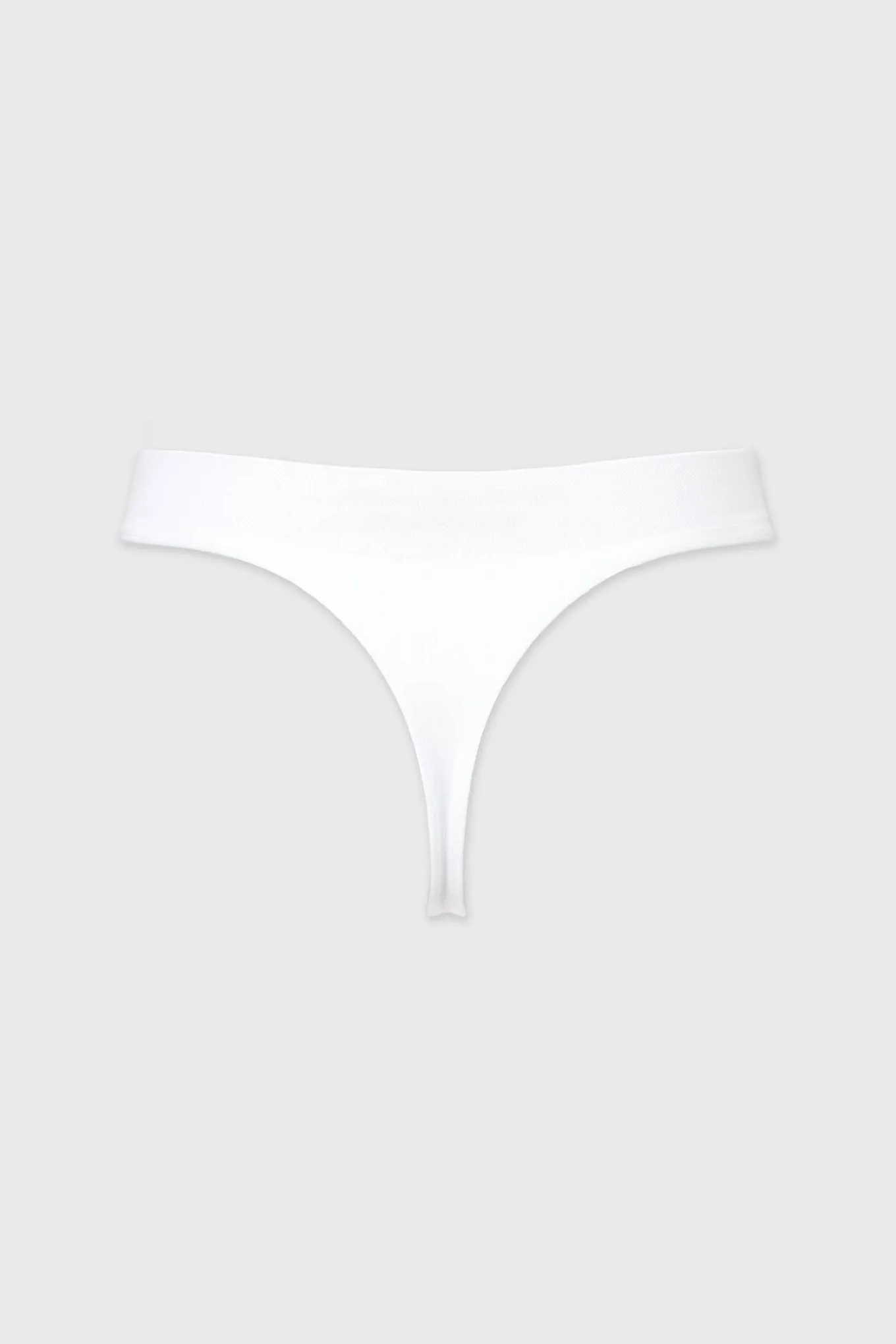 Tanga bambusowe White bezszwowe