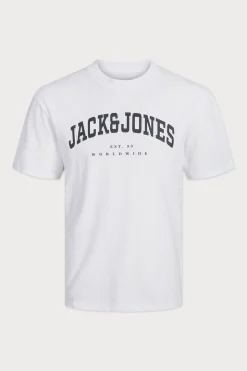 T-shirt bawełniany JACK AND JONES JJECaleb