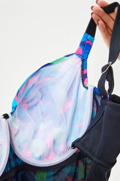 Wyszczuplający jednoczęściowy strój kąpielowy Azure